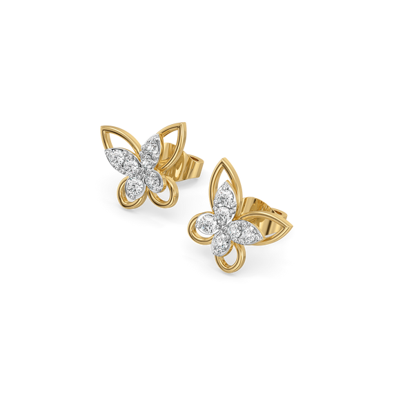 Lukson lab grown diamond stud earrings