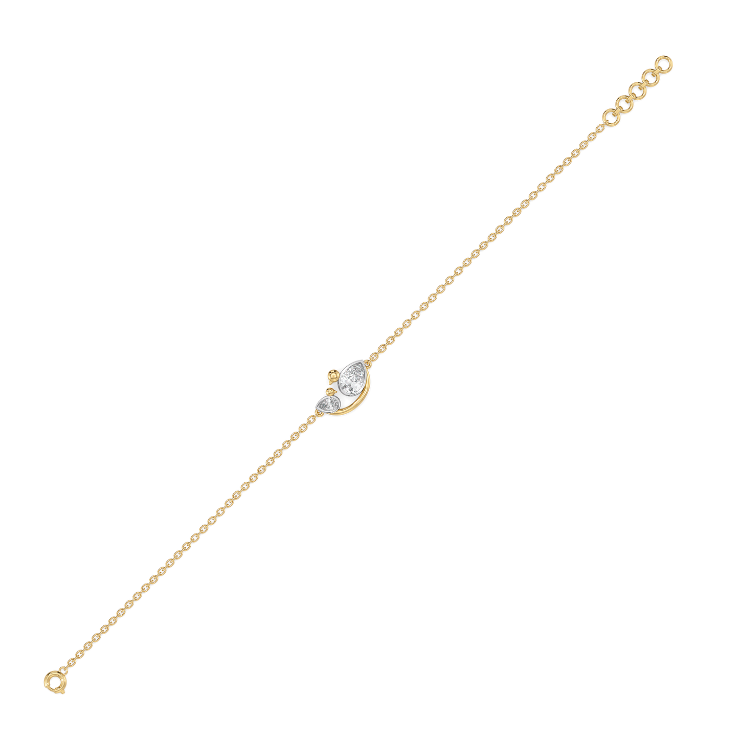 Nestled Bonds - Lab Diamond Bracelet