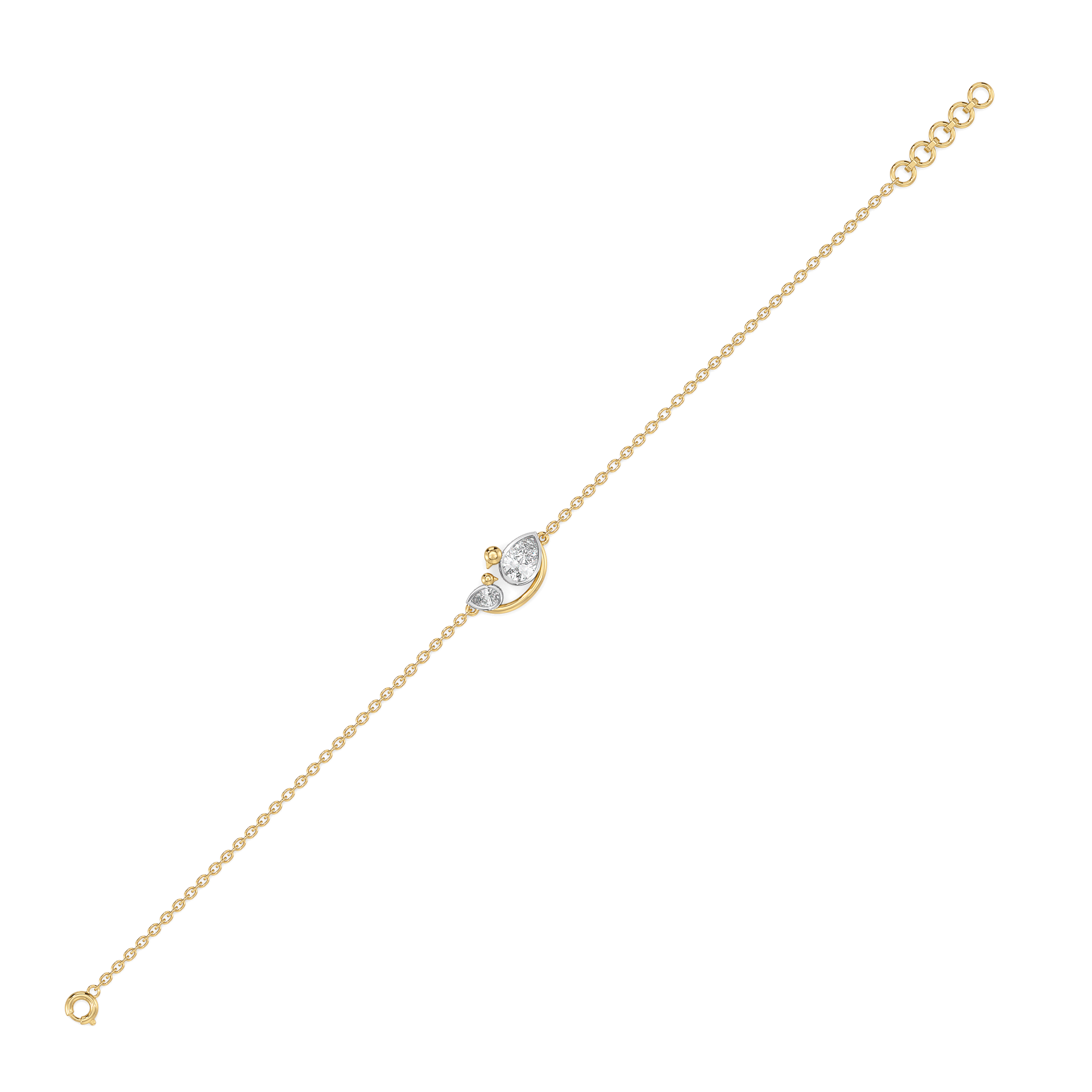 Nestled Bonds - Lab Diamond Bracelet