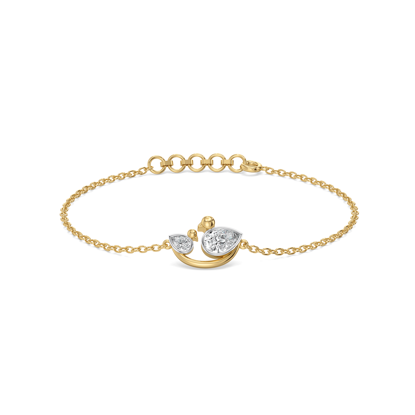 Nestled Bonds - Lab Diamond Bracelet