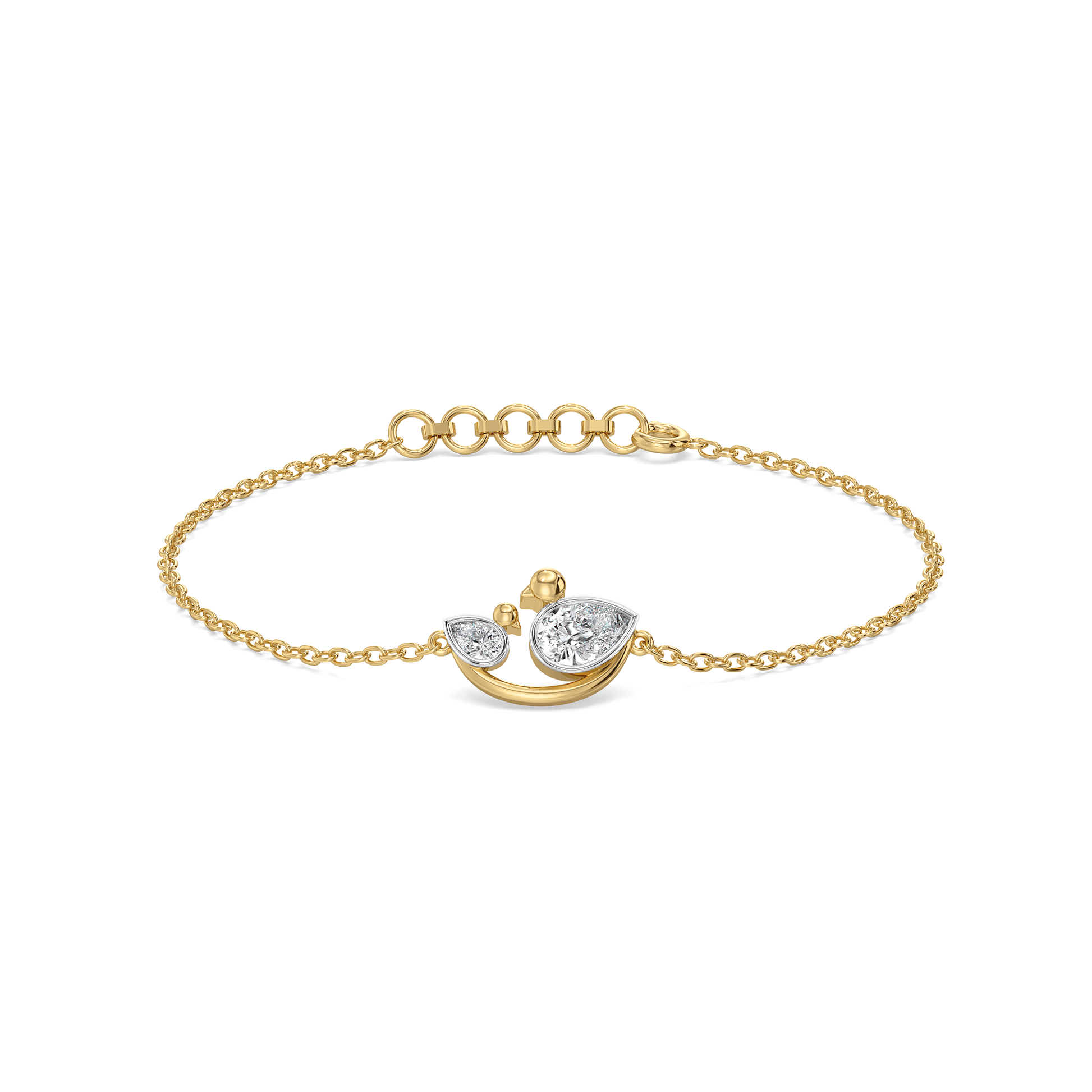 Nestled Bonds - Lab Diamond Bracelet