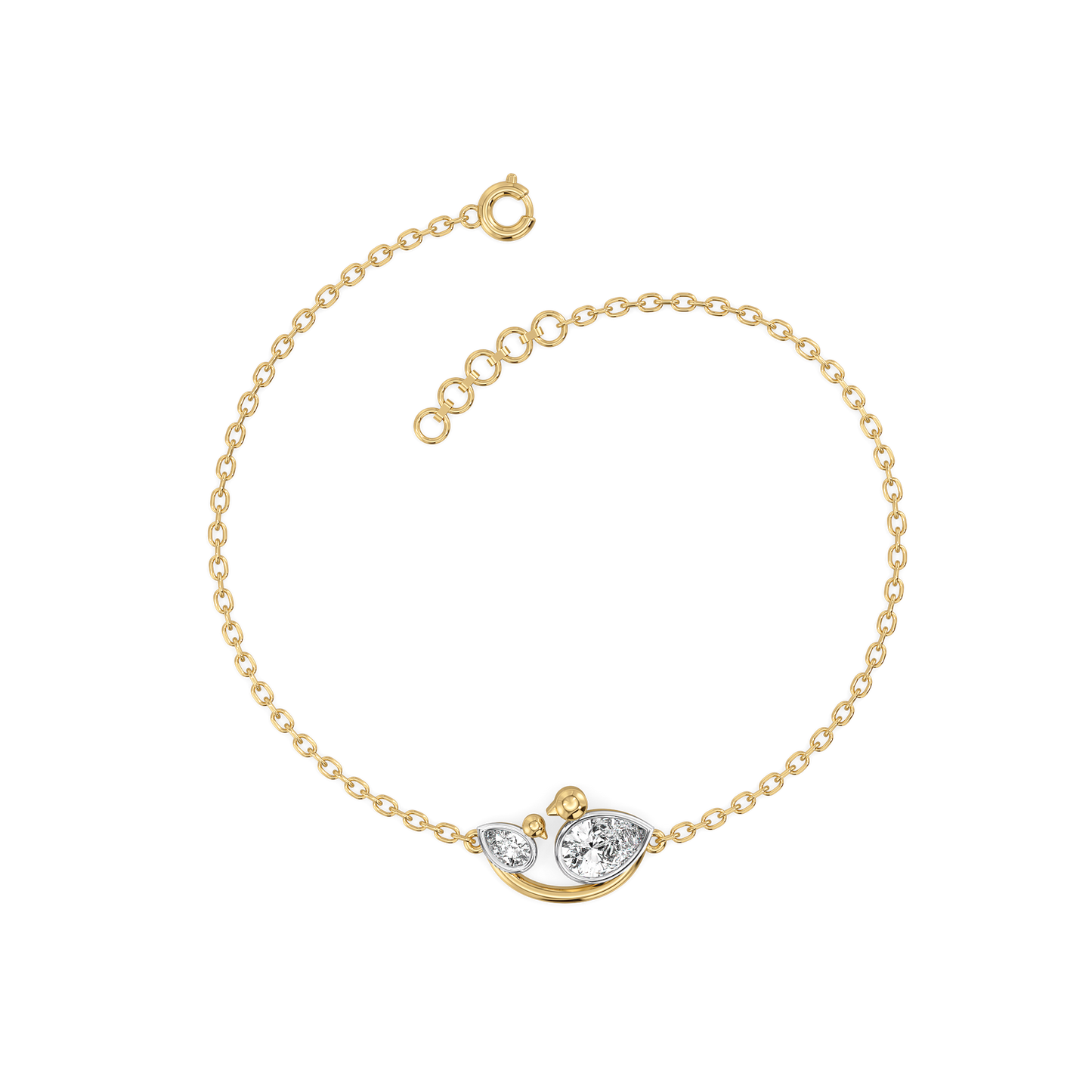 Nestled Bonds - Lab Diamond Bracelet