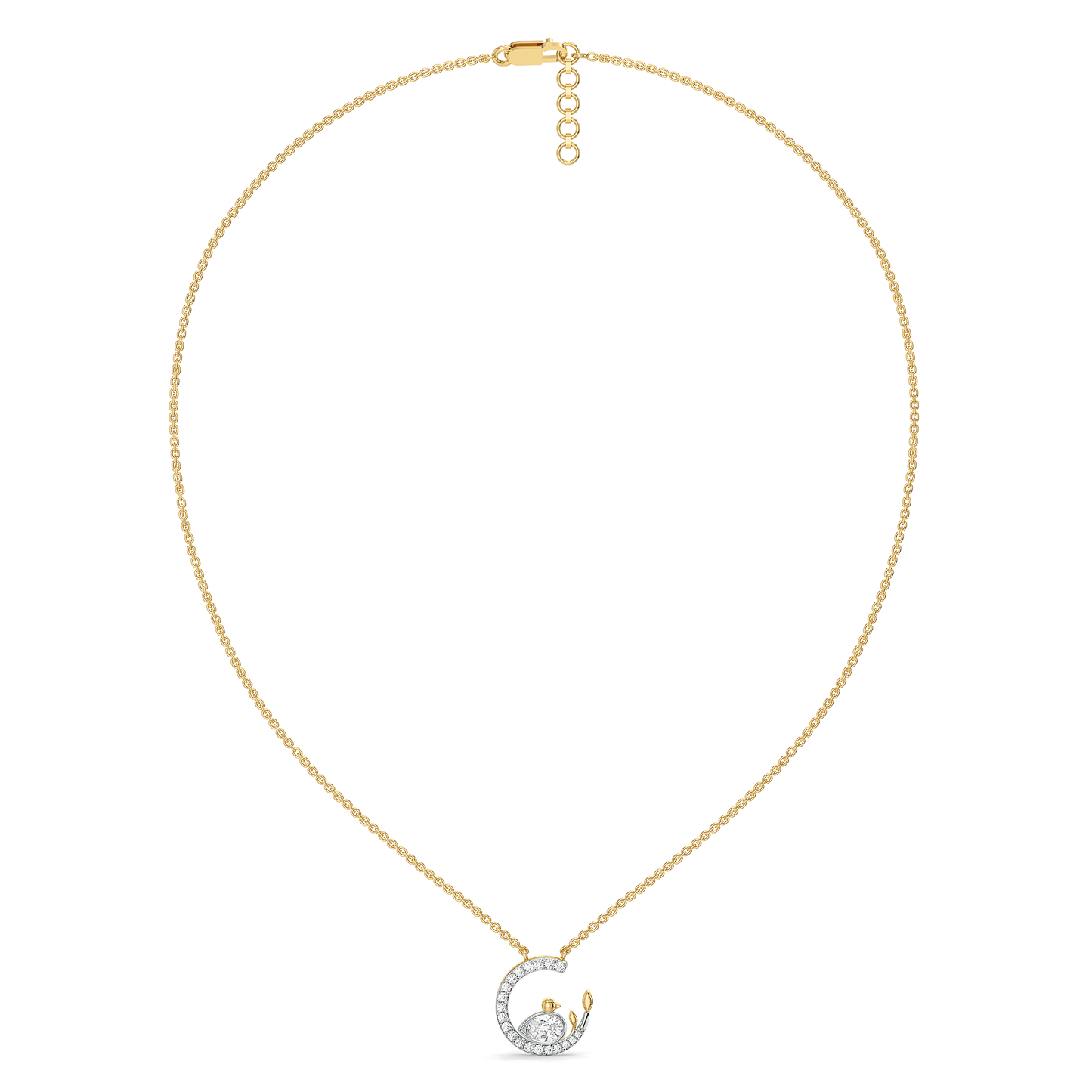 Nestled Bonds - Lab Diamond Necklace