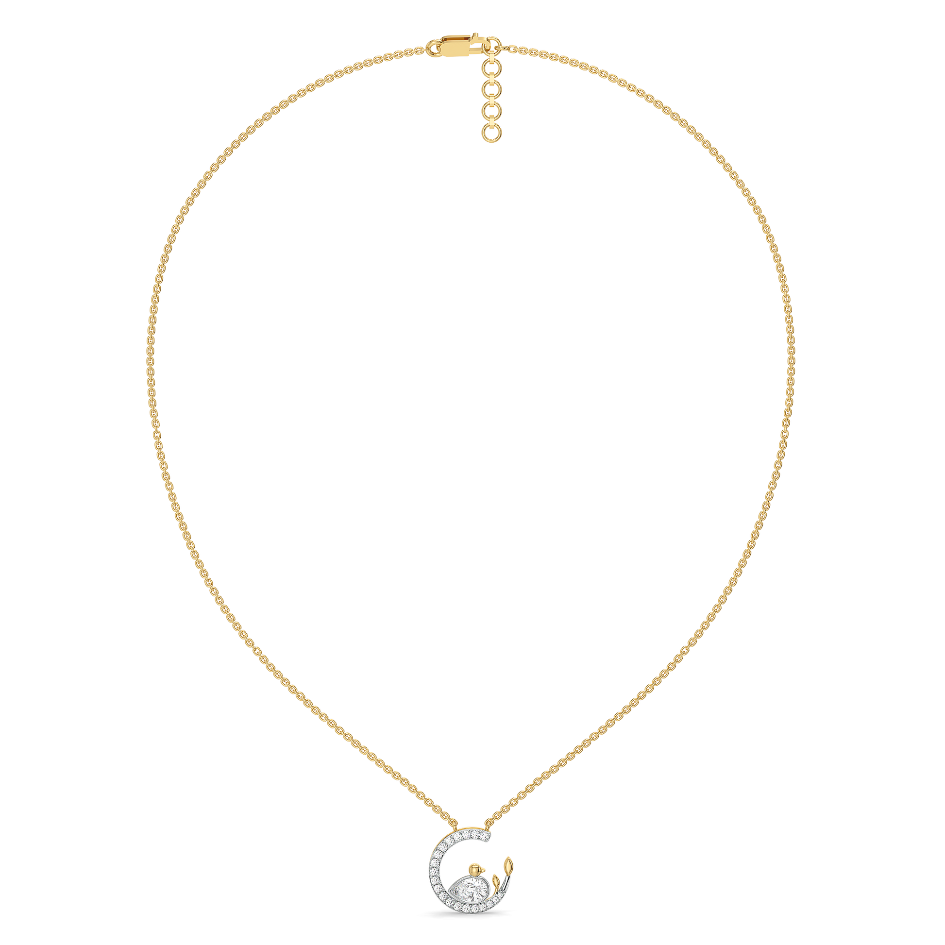 Nestled Bonds - Lab Diamond Necklace