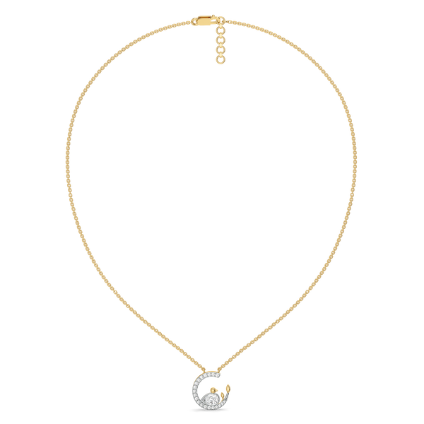 Nestled Bonds - Lab Grown Diamond Necklace for Women - Lukson