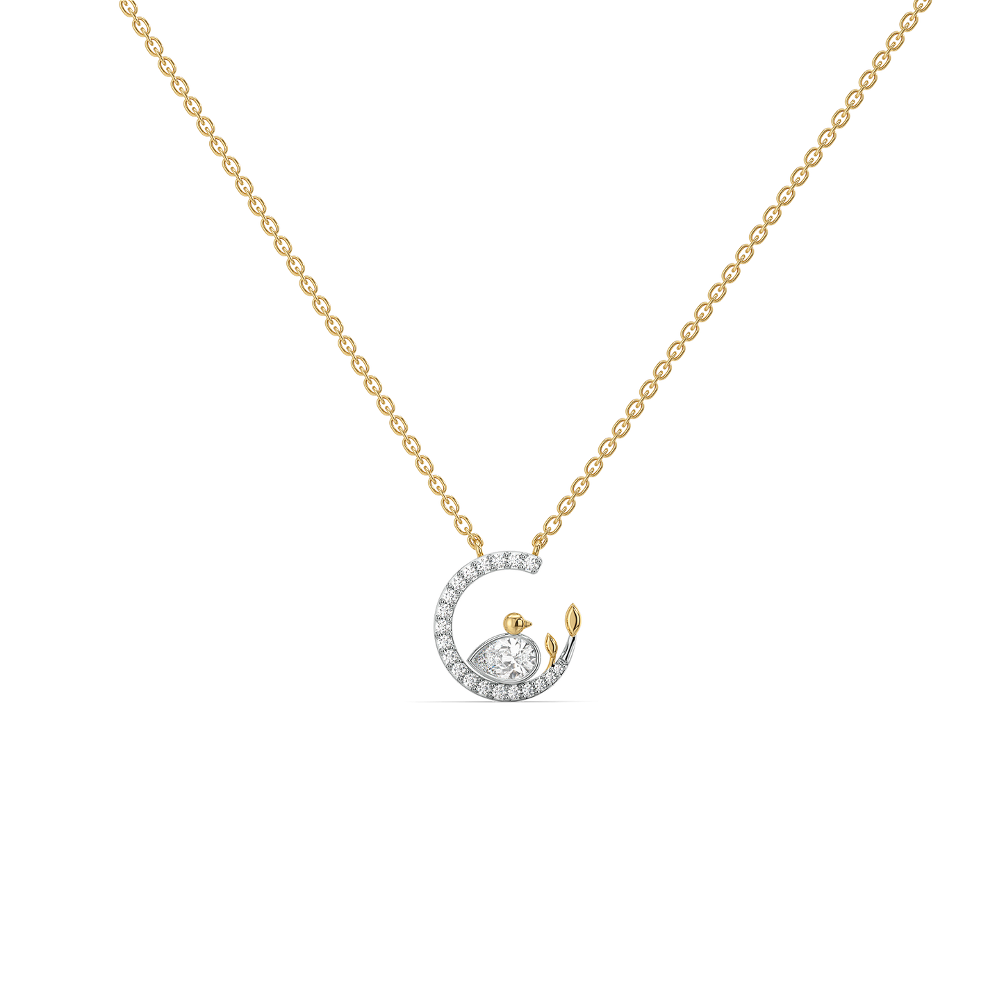 Nestled Bonds - Lab Diamond Necklace