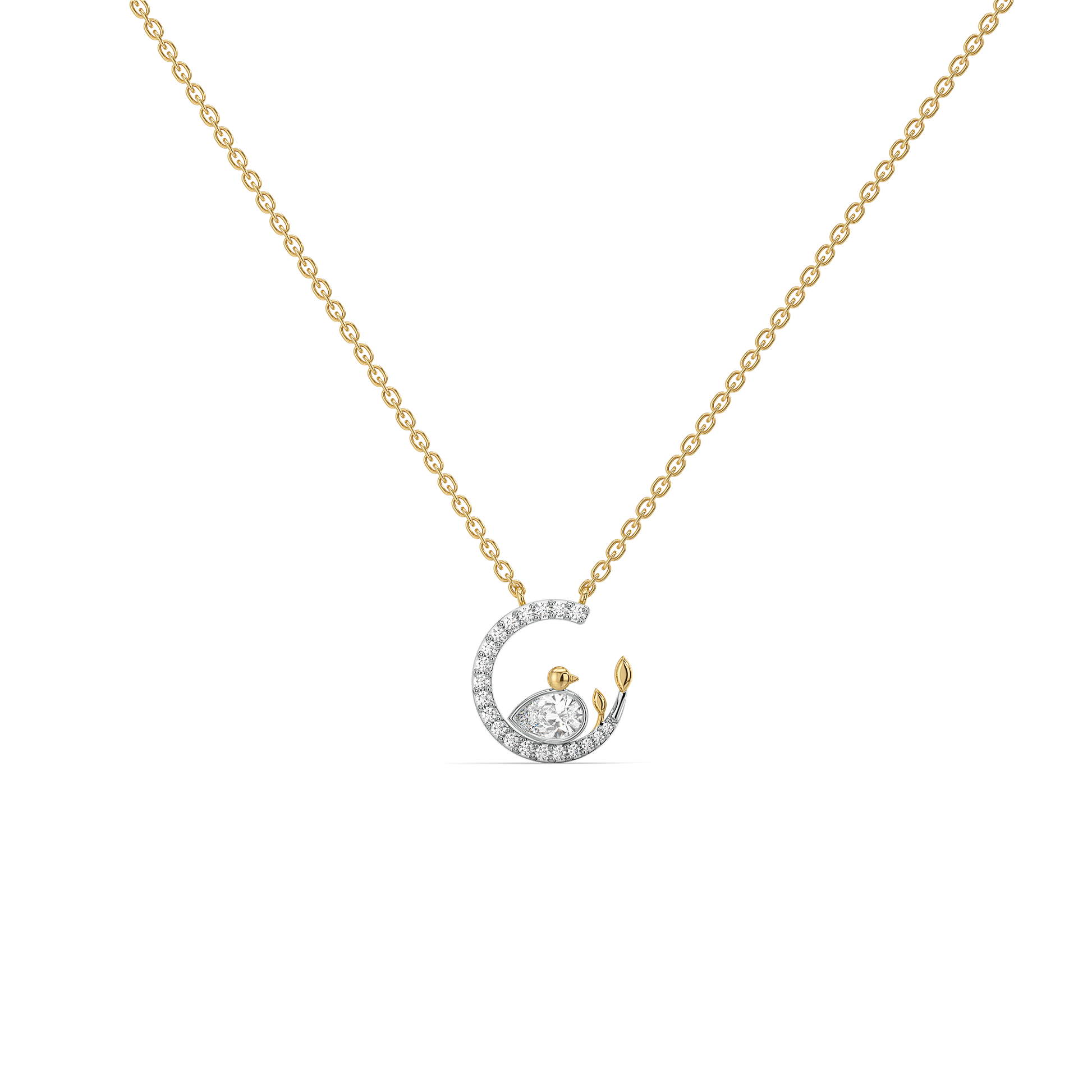 Nestled Bonds - Lab Diamond Necklace