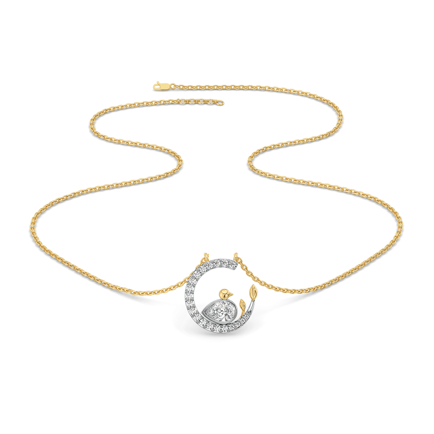 Nestled Bonds - Lab Diamond Necklace