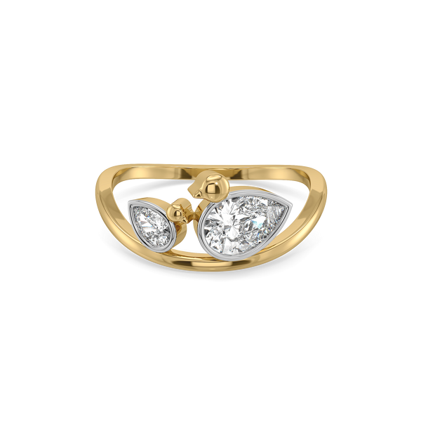 Lukson Nestled Bonds Lab Grown Diamond Ring in India