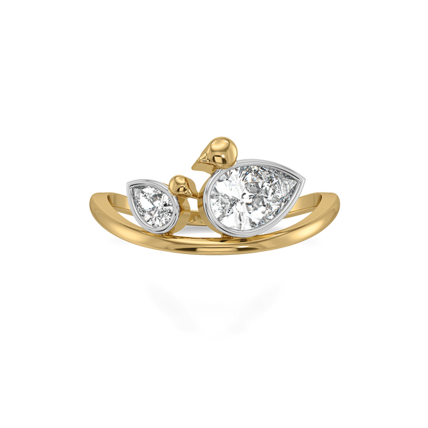 Lukson Nestled Bonds Lab Grown Diamond Ring