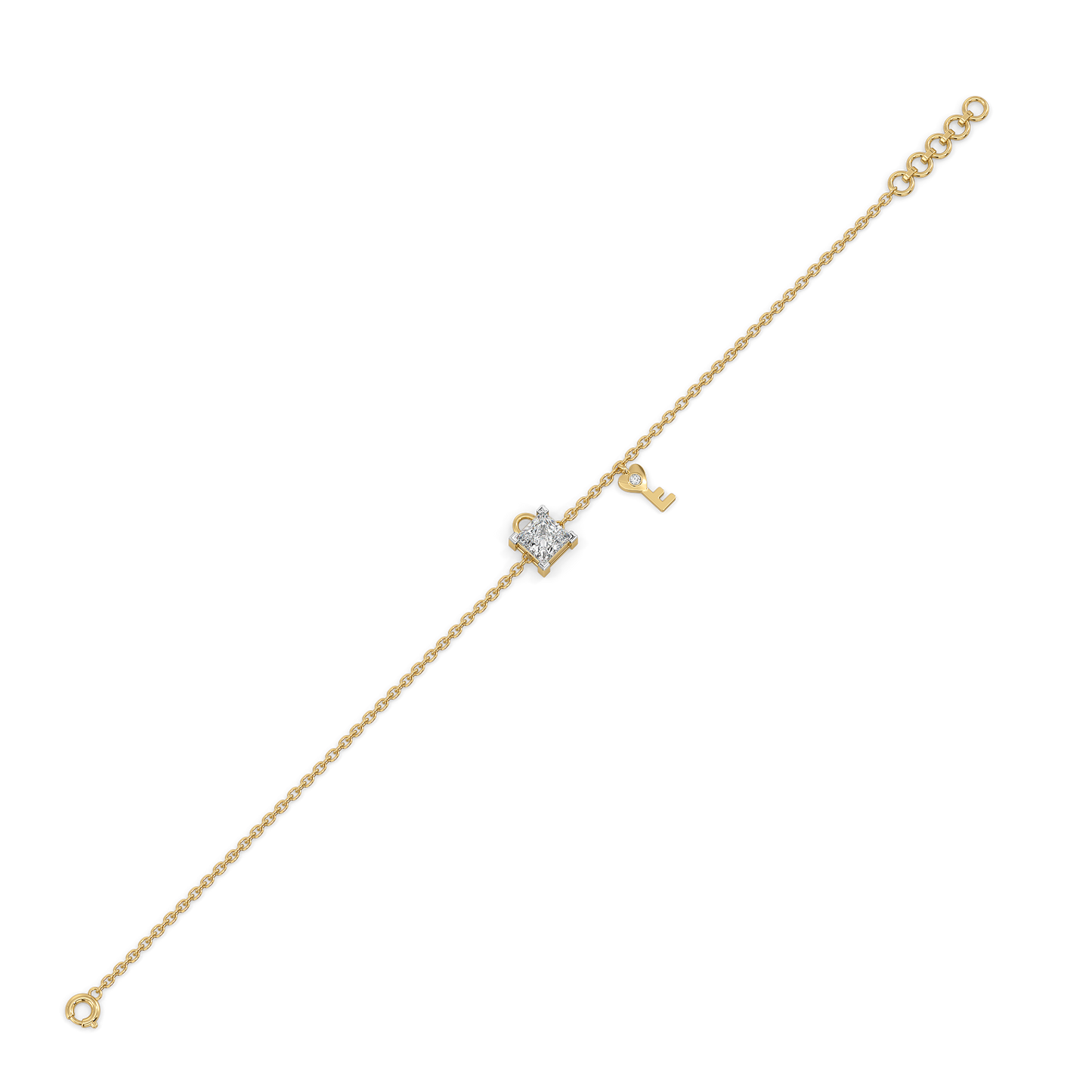 Unlock Me - Lab Diamond Bracelet