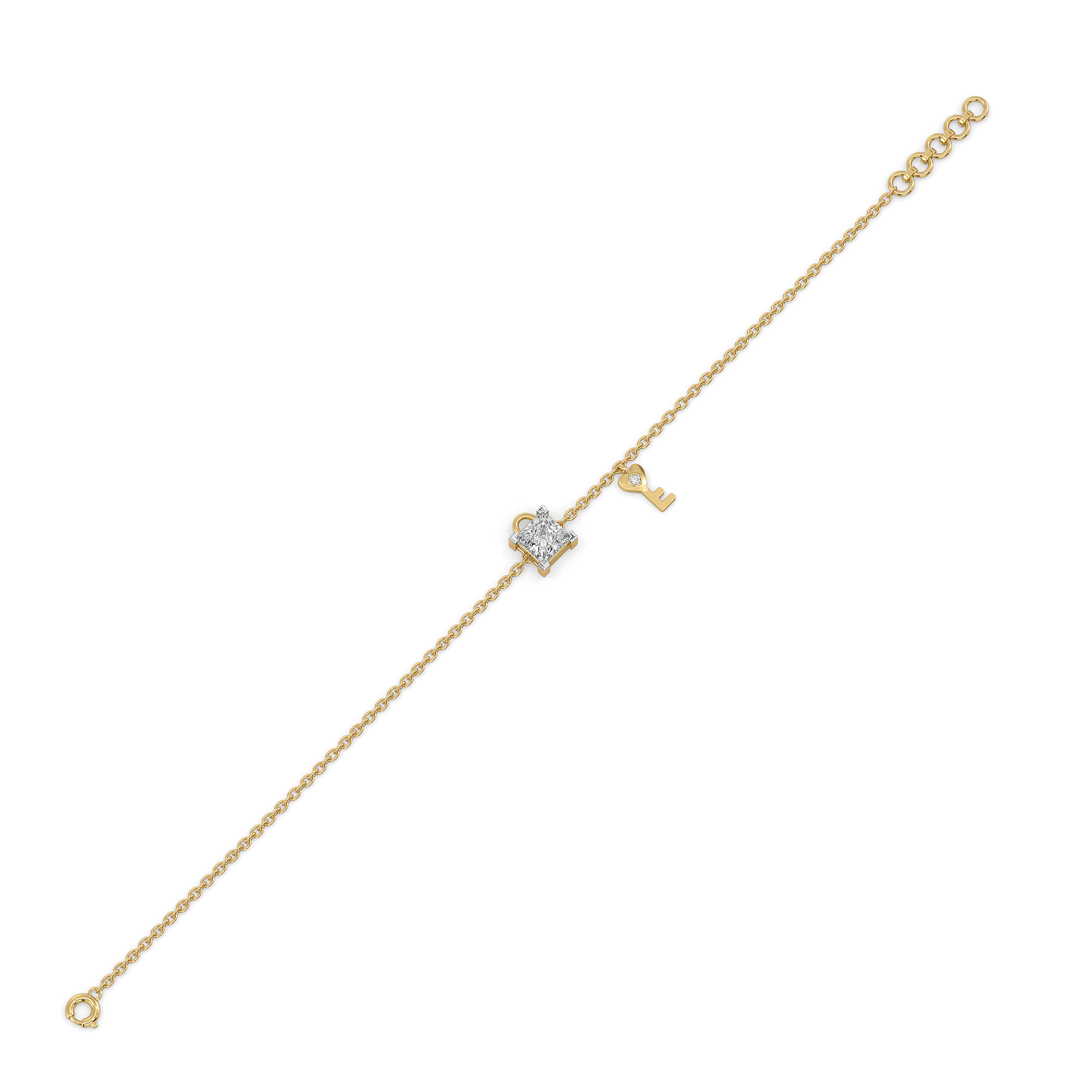 Unlock Me - Lab Diamond Bracelet