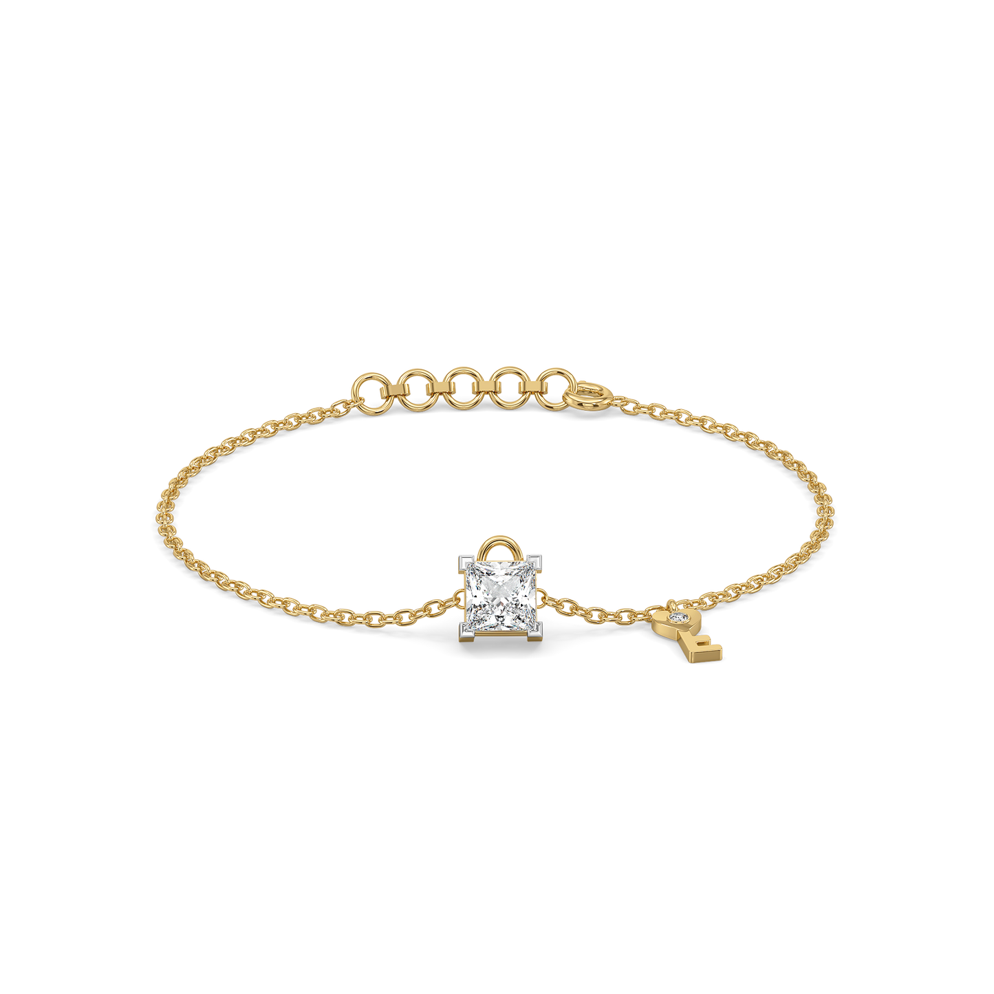 Unlock Me - Lab Diamond Bracelet