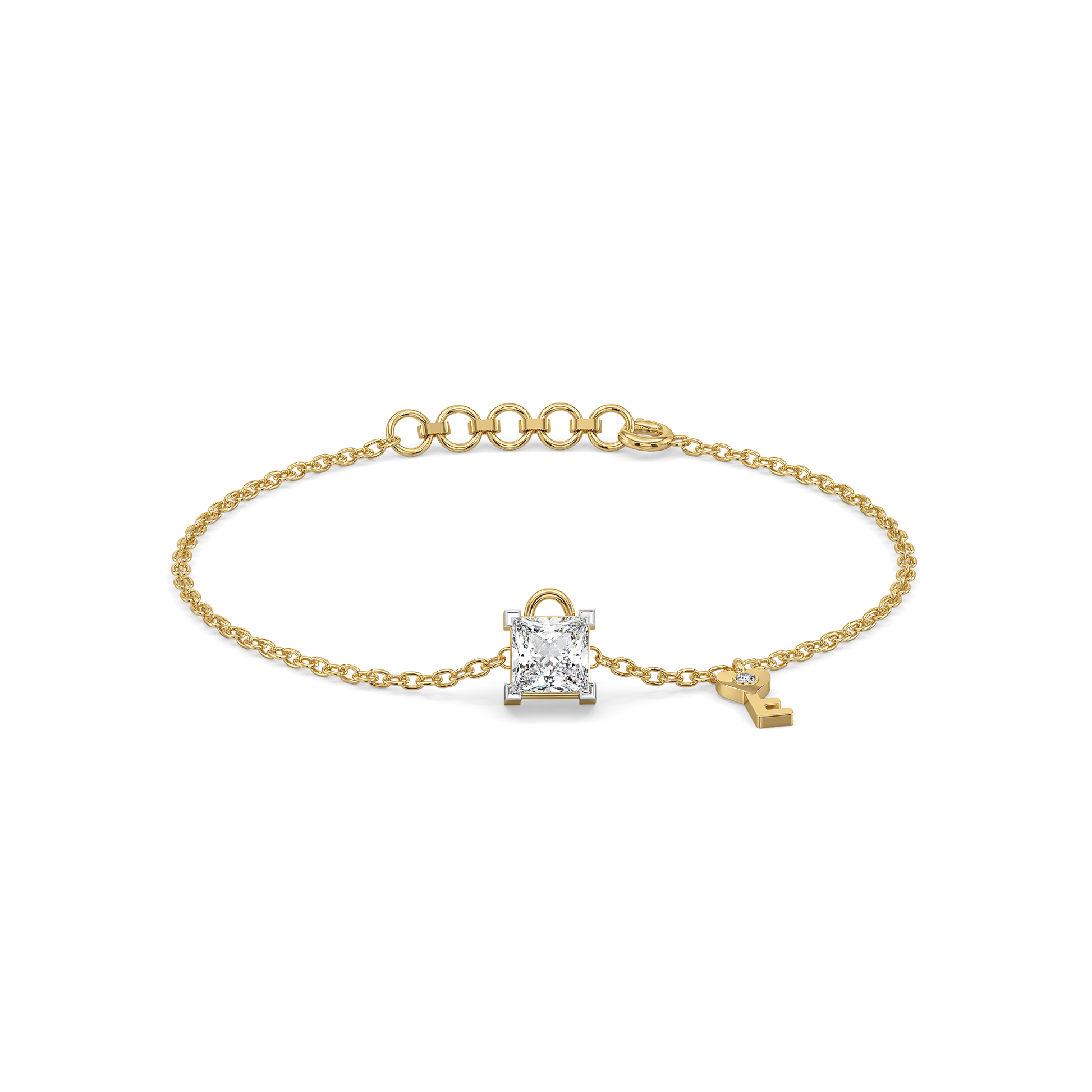 Unlock Me - Lab Diamond Bracelet