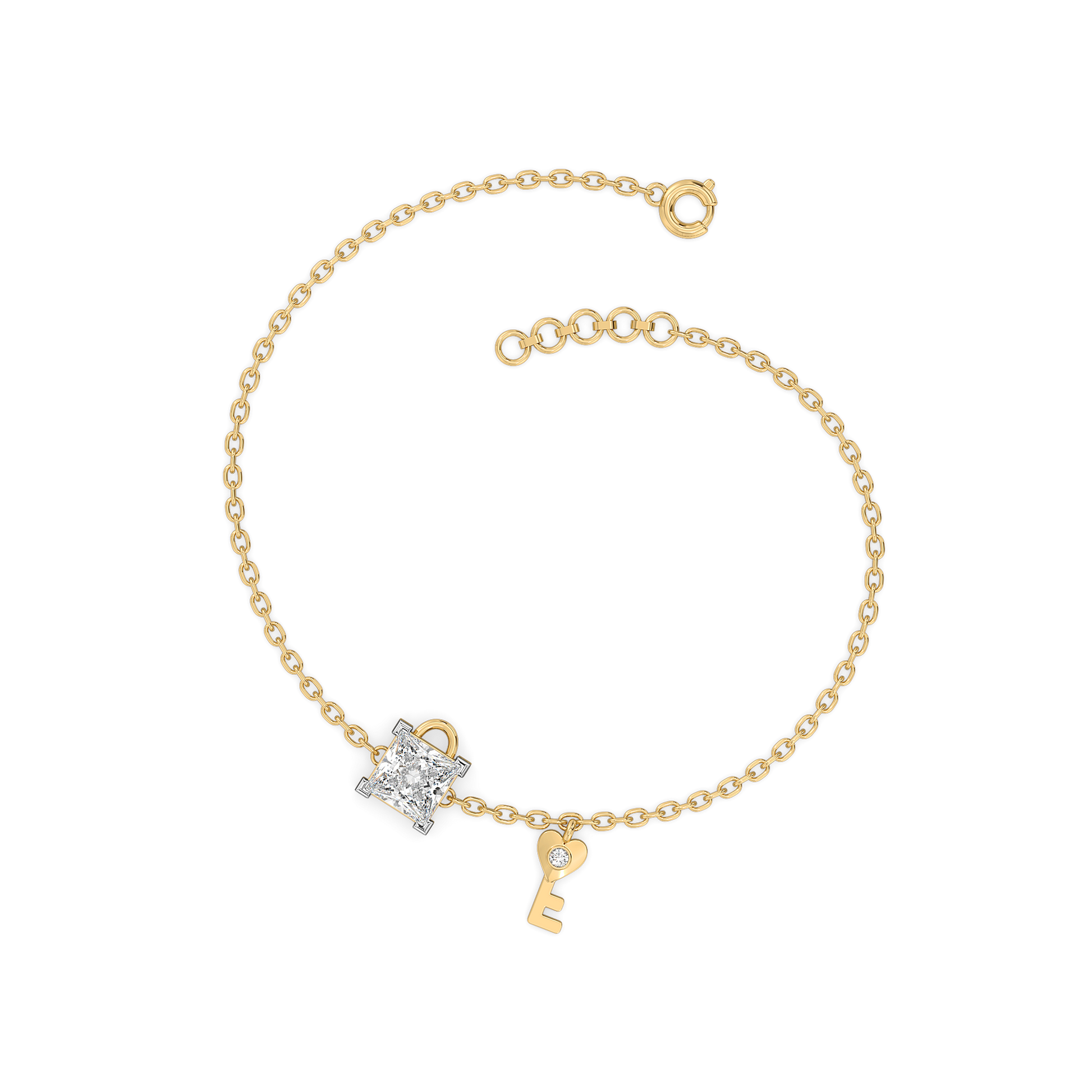 Unlock Me - Lab Diamond Bracelet