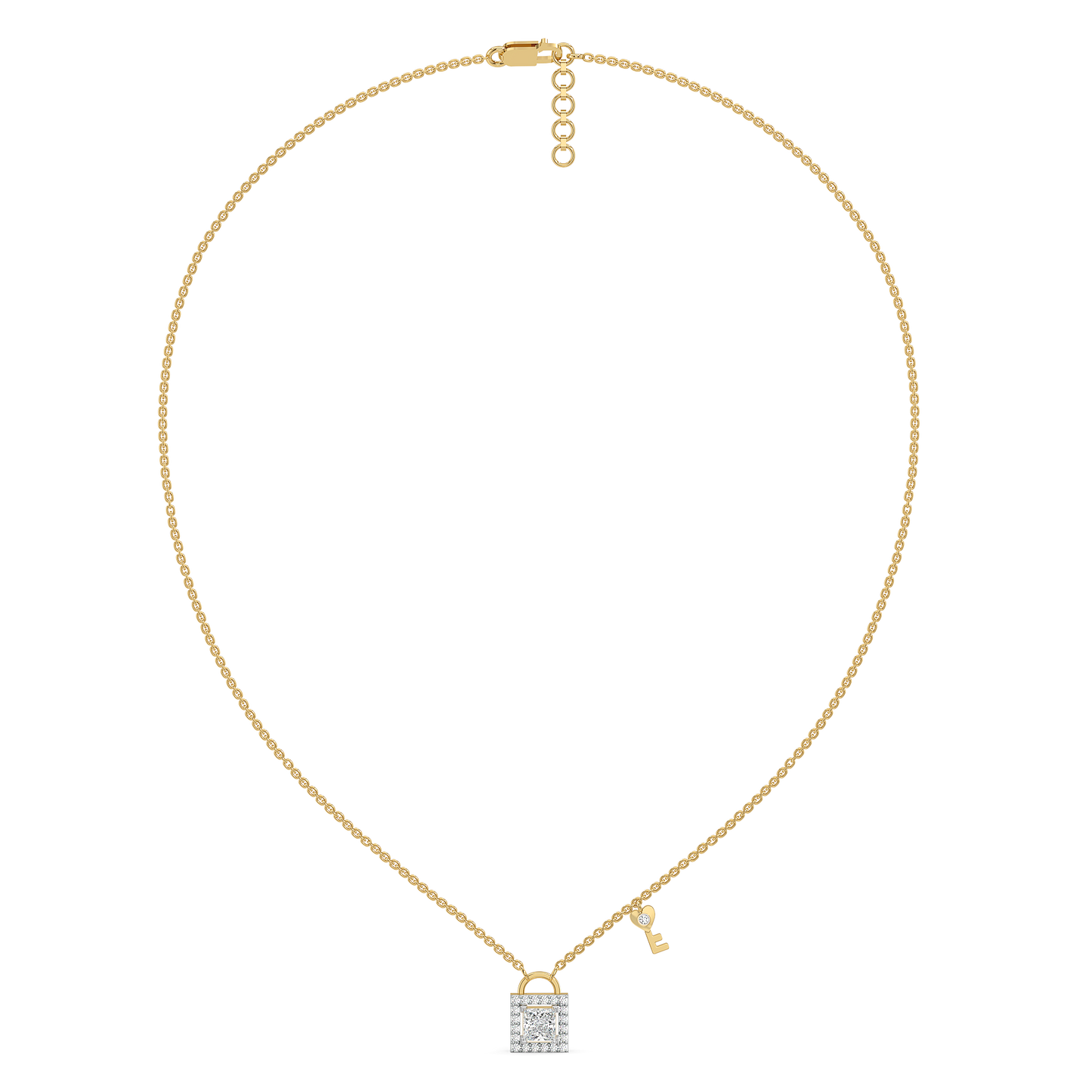 Unlock Me - Lab Diamond Necklace