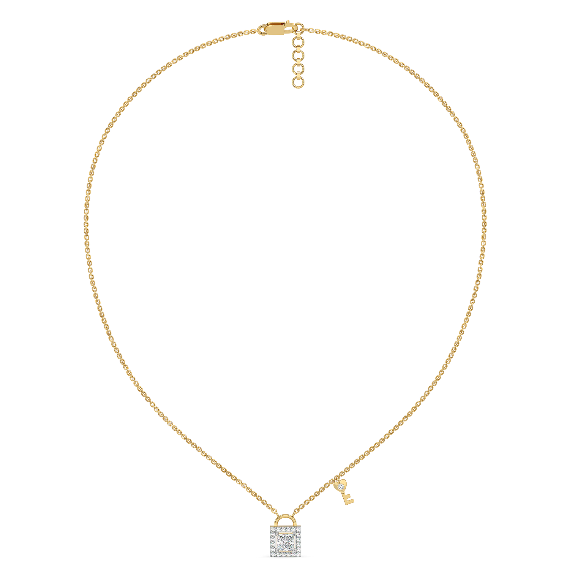 Unlock Me - Lab Diamond Necklace