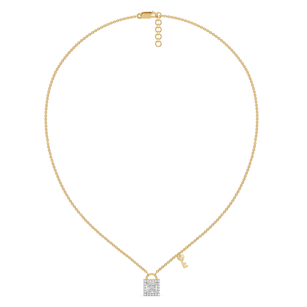 Unlock Me - Lab Grown Diamond Necklace Online - Lukson