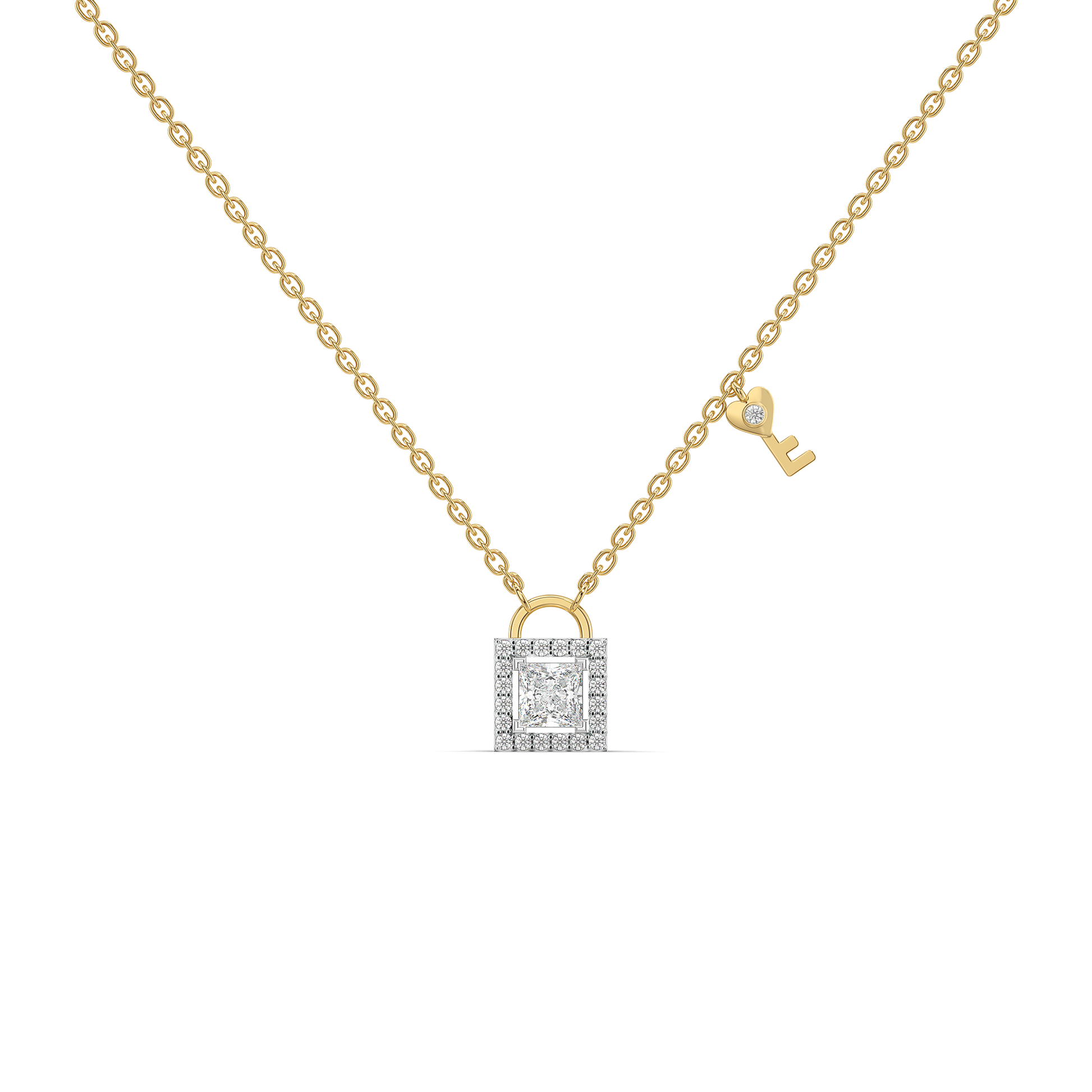 Unlock Me - Lab Diamond Necklace