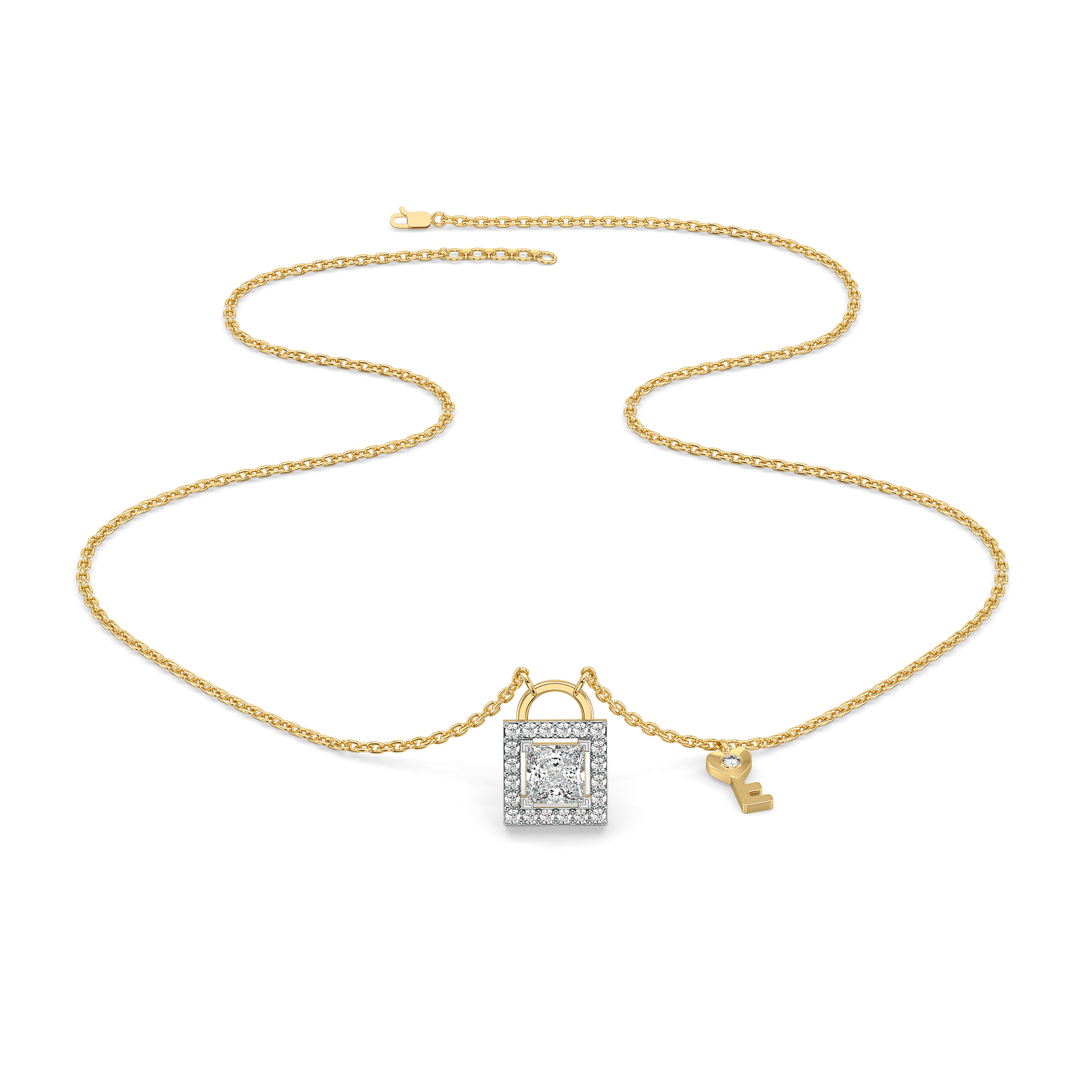 Unlock Me - Lab Diamond Necklace