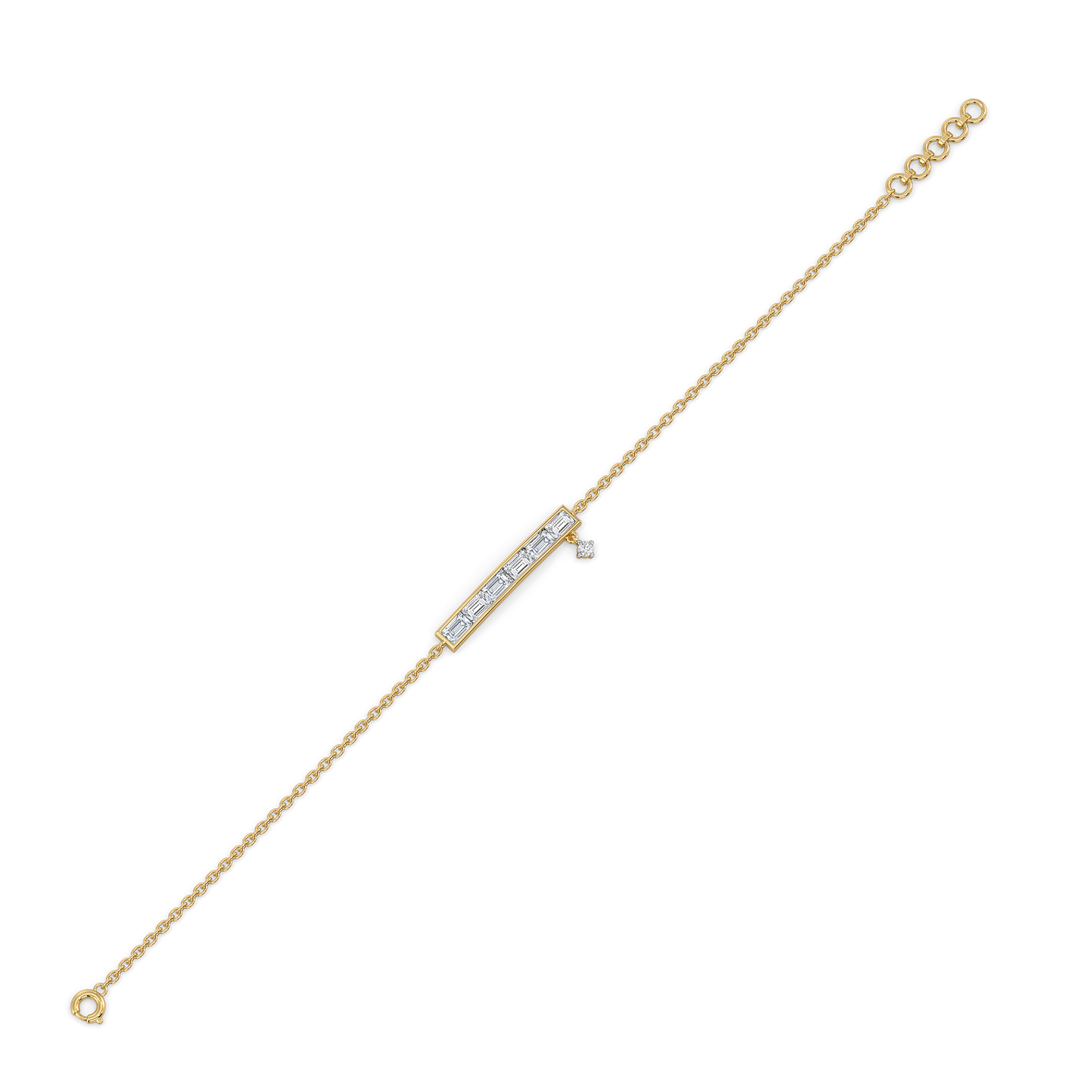 Baguette Brilliance - Lab Diamond Bracelet