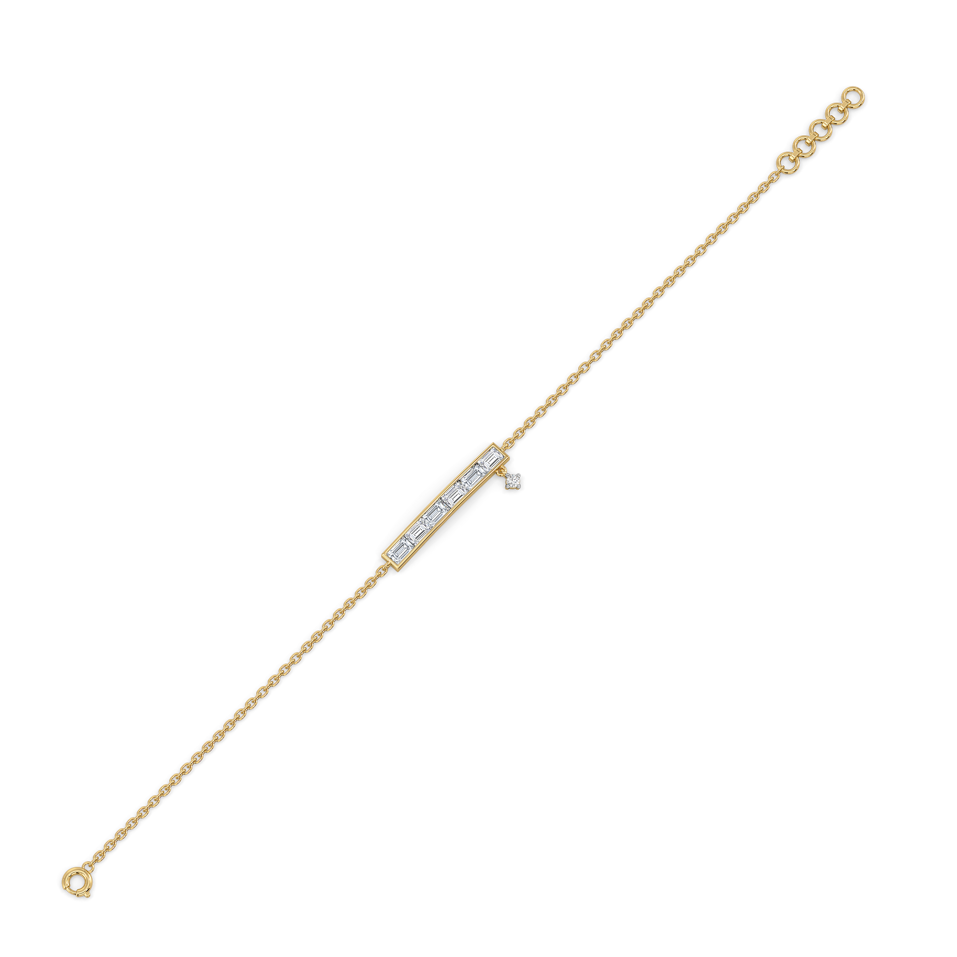 Baguette Brilliance - Lab Diamond Bracelet