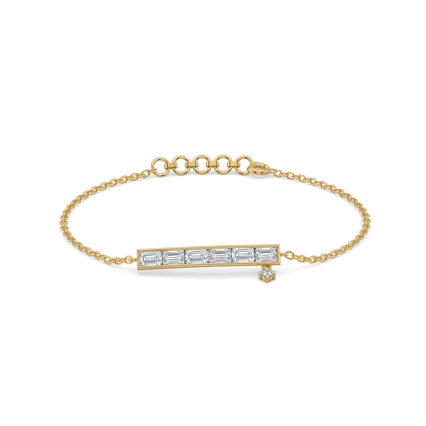 Baguette Brilliance - Lab Diamond Bracelet