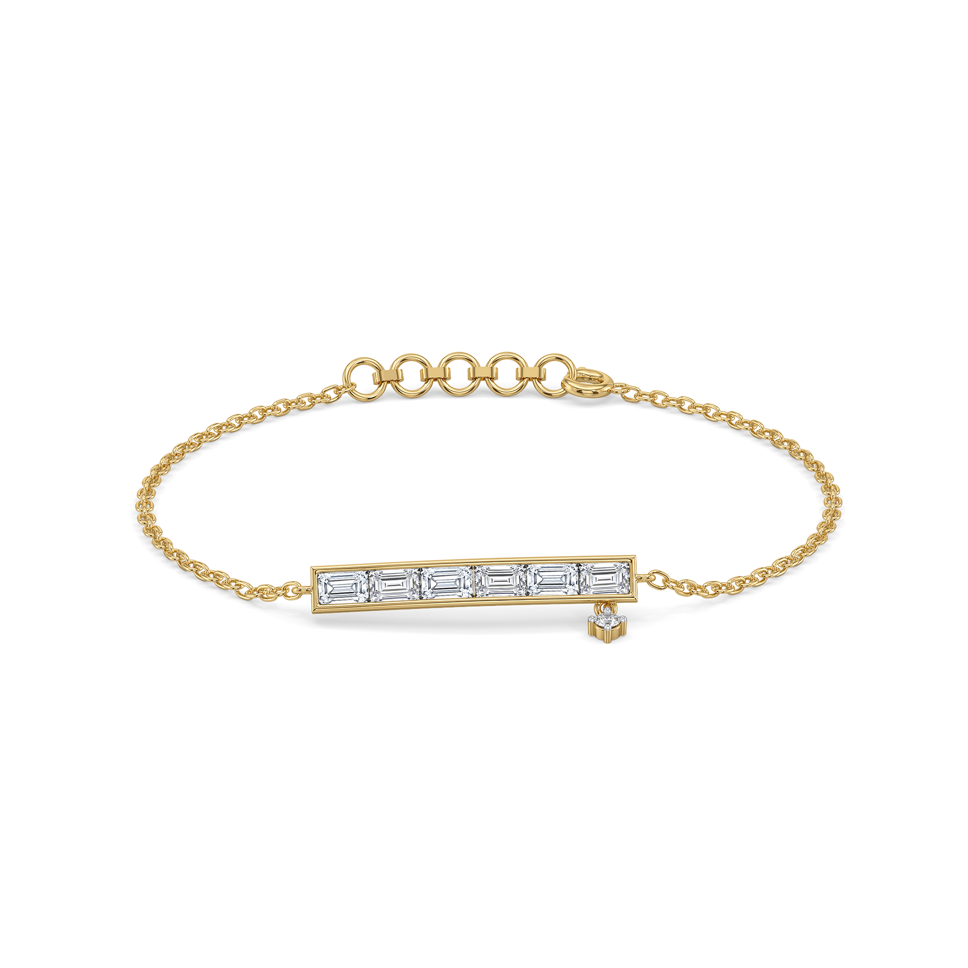 Baguette Brilliance - Lab Diamond Bracelet