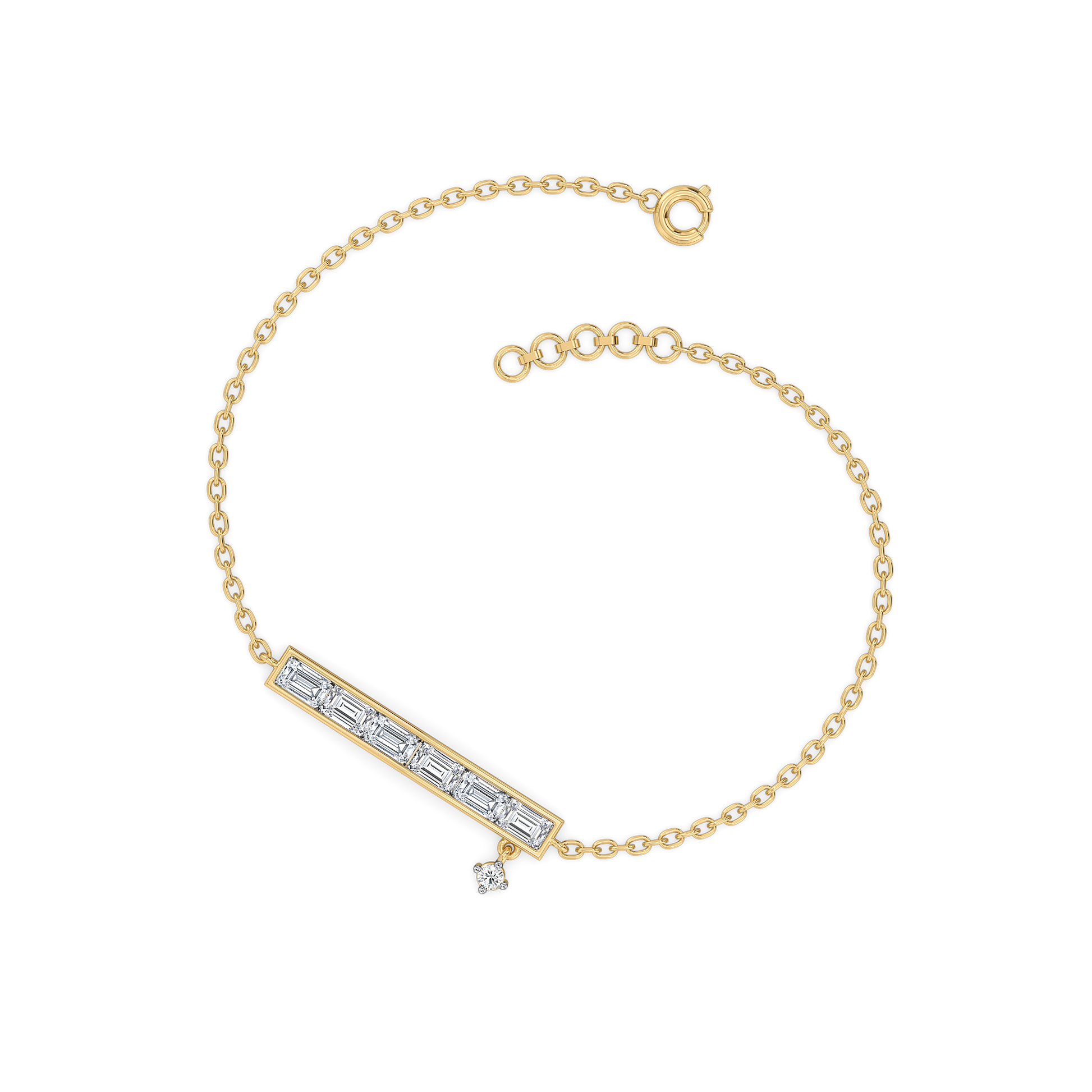 Baguette Brilliance - Lab Diamond Bracelet