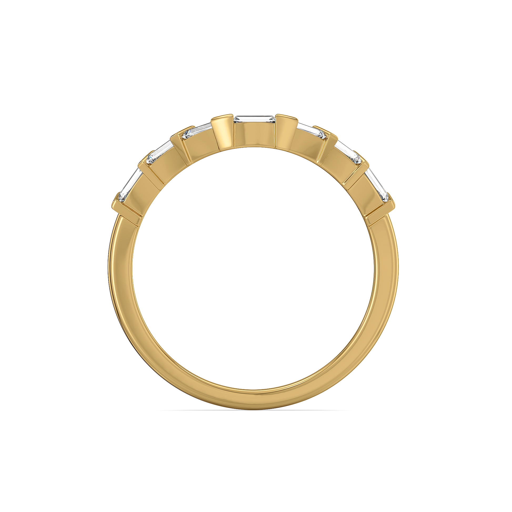 Baguette Brilliance - Lab Diamond Ring