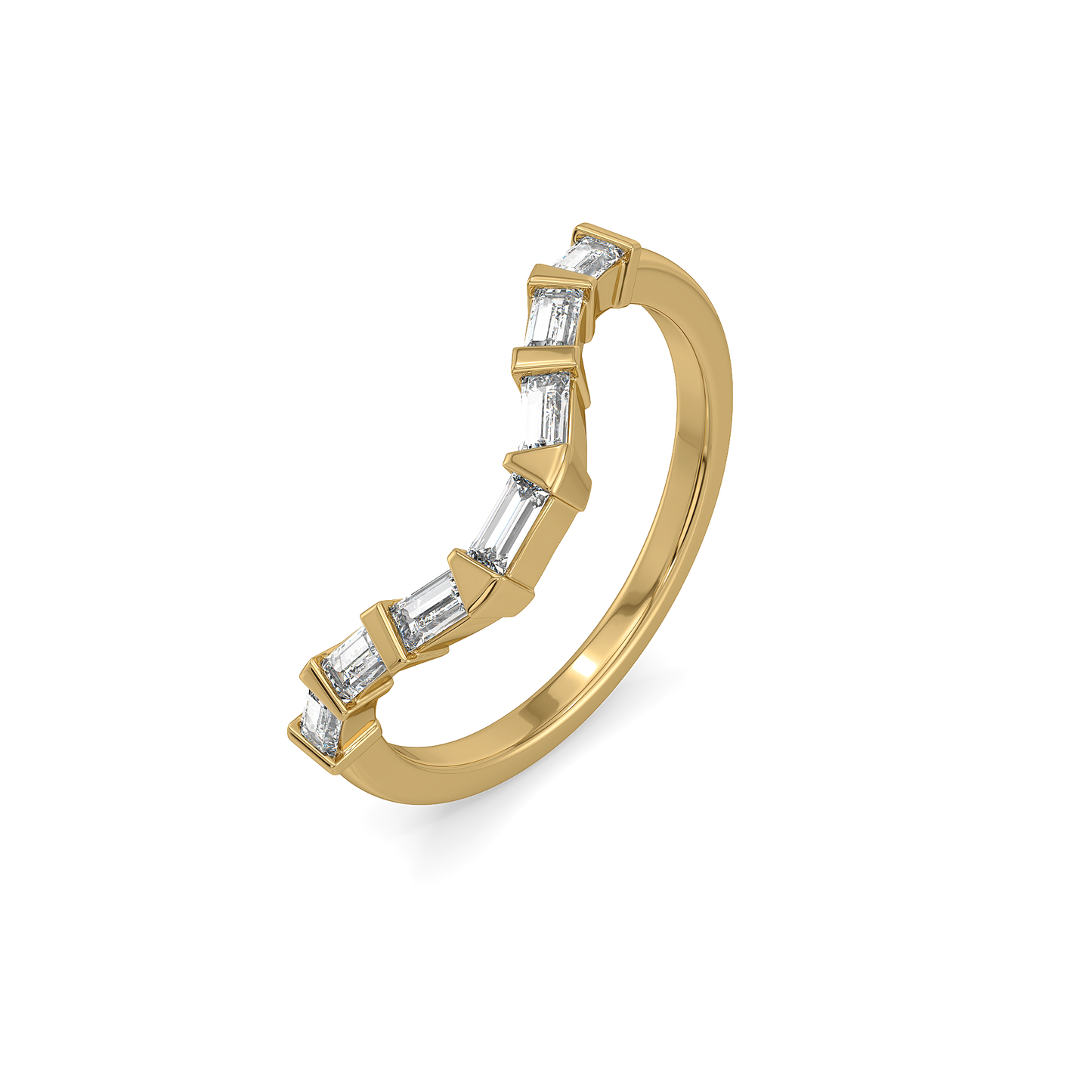 Baguette Brilliance - Lab Diamond Ring