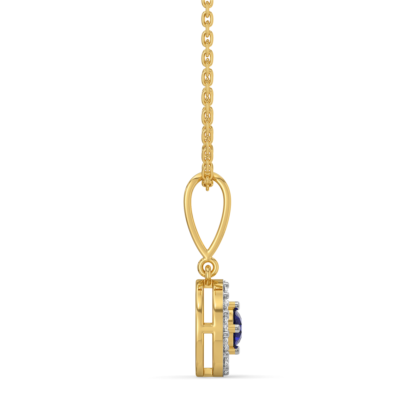 Wink of Protection - Lab Diamond Pendant