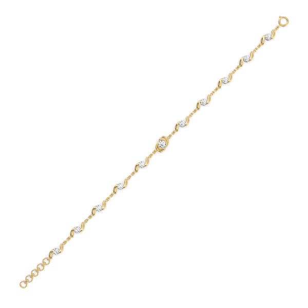 Cocoon Charm - Lab Grown Diamond Tennis Bracelet for Women - Lukson