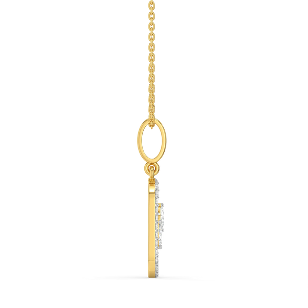 Leafline Marquise - Lab Diamond Pendant