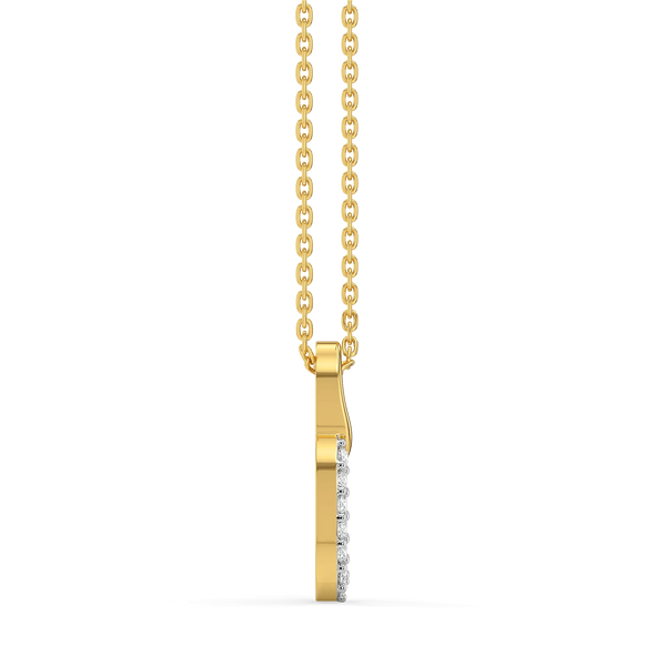 Twin Arc - Lab Diamond Pendant