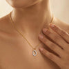 Twin Arc - Lab Diamond Pendant