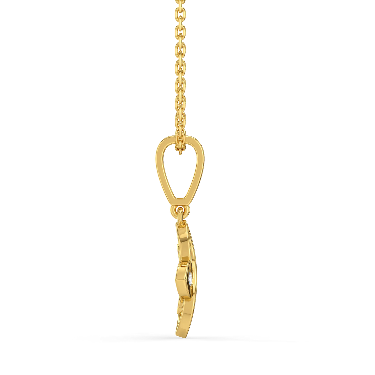 Clove Embrace - Lab Diamond Pendant