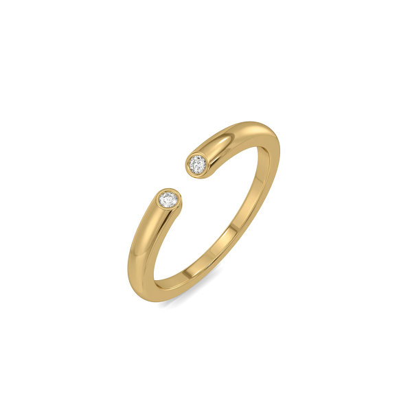 Side By Side - Lab Diamond Ring