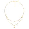 The Soft Petal - 18kt Gold Vermeil Lab Grown Diamond Necklace - Lukson