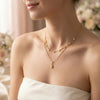 The Soft Petal - Lab Grown Diamond Necklacefor Women - Lukson