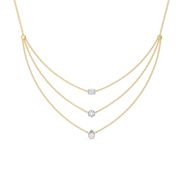Lukson Layers of Light - Lab Grown Diamond Necklace