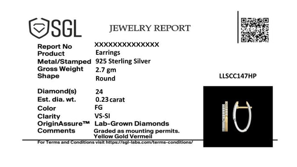 Dual Flow - Lab Diamond Huggies