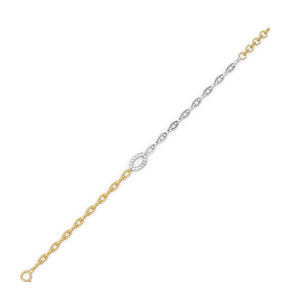 Twined Radiance - Lab Grown Diamond Bracelet - Lukson