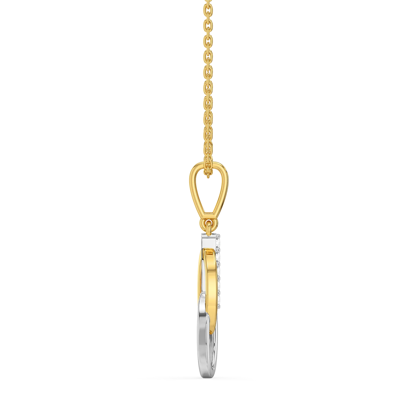 Twined Radiance - Lab Diamond Pendant