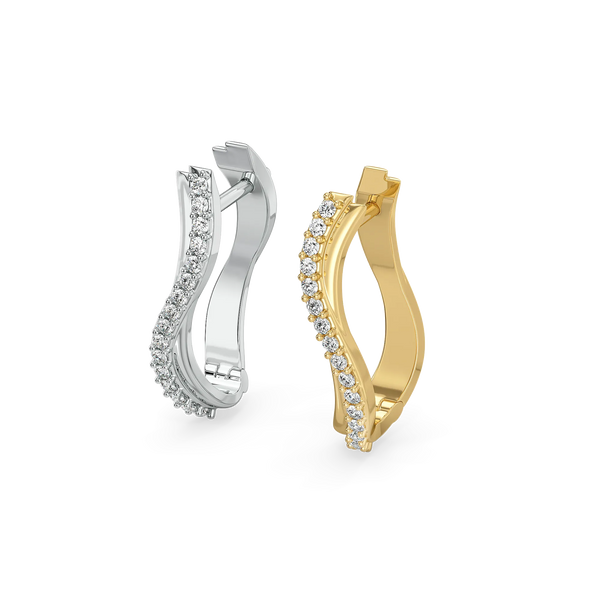 Lab Diamond Huggies | Lukson Jewels