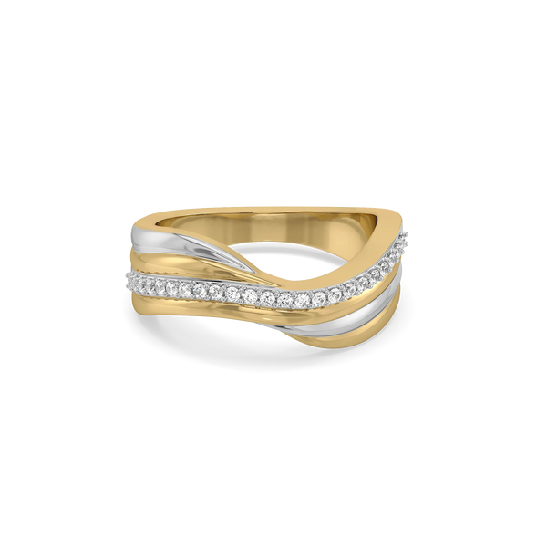 Tonal Rhythm Lab Grown Diamond Ring for Women - Lukson