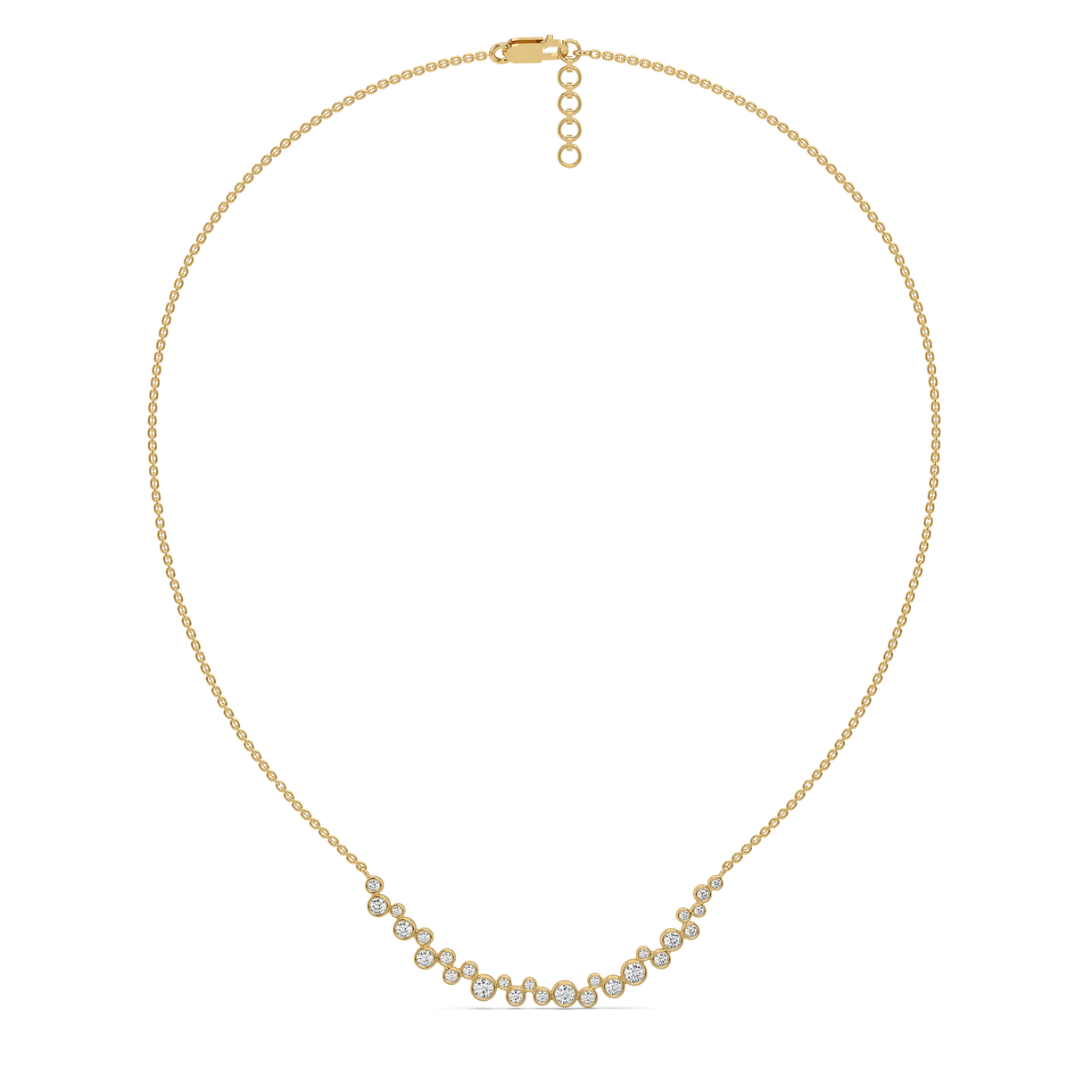 Morning Frost - Lab Diamond Solitaire Necklace