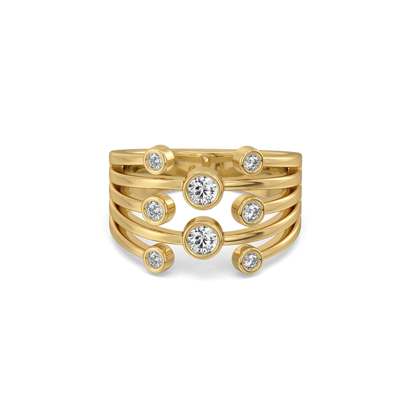 Lukson Lab Grown Diamond Solitaire Ring in India