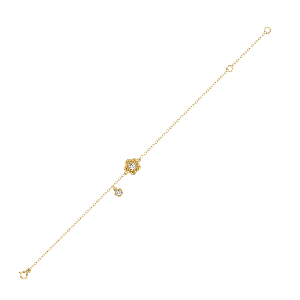 Blush Rosé - Lab Diamond Solitaire Bracelet