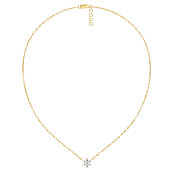 Floral Essence - Lab Grown Diamond Necklace for Women - Lukson